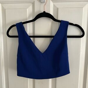 Royal Blue Crop Top